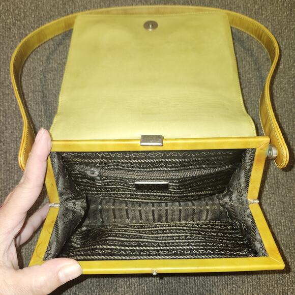 Vintage Prada Leather Handbag 1996 Collection - Picture 5 of 14